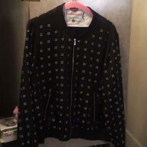 2-pc Calvin Klein Set, Black with silver studs